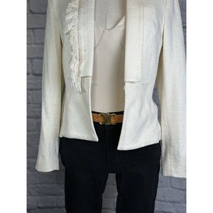 Small Express Body Contour Bodysuit Sweetheart Neckline Spaghetti Strap Cream